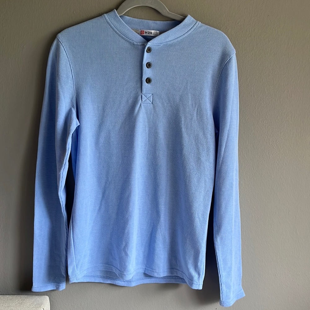 Long sleeve thermal Henley